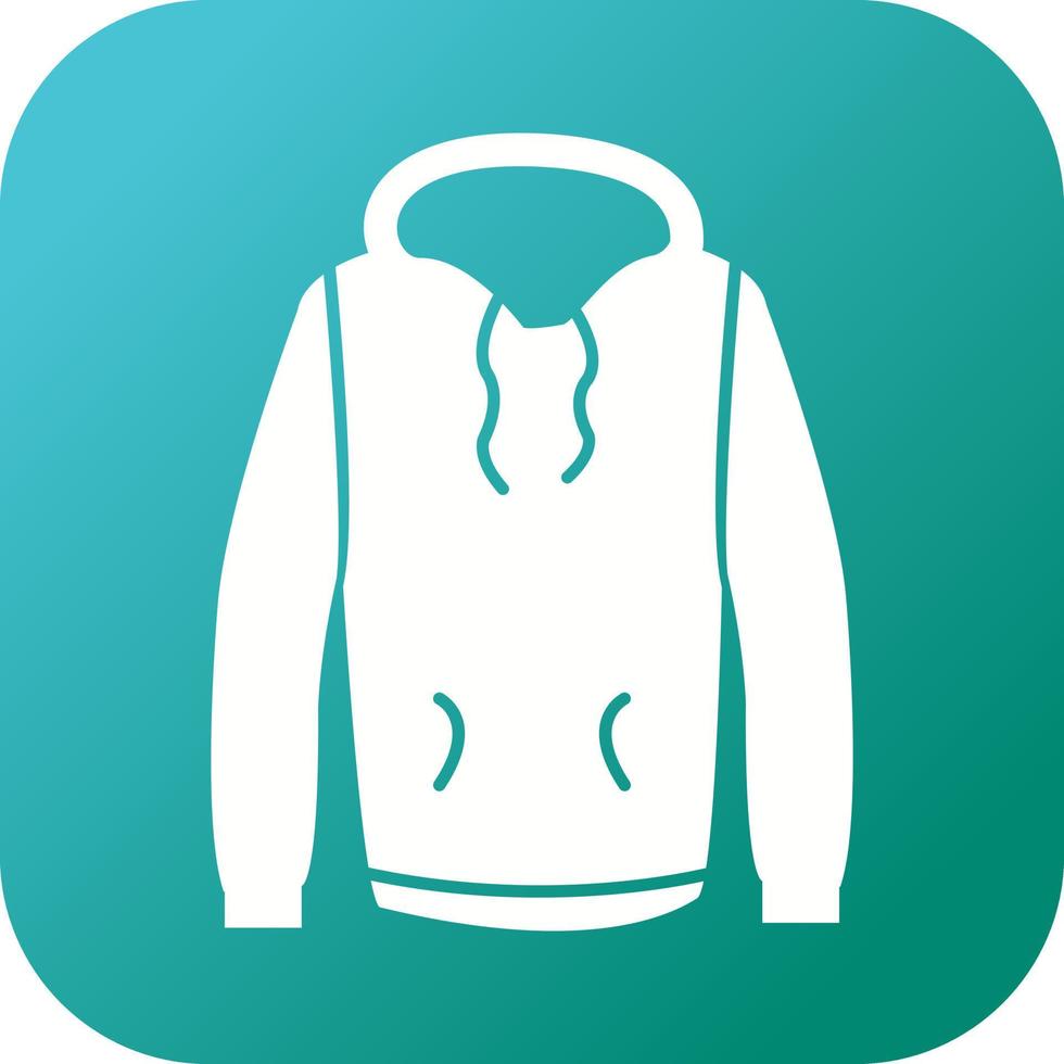 Unique Pull Over Vector Glyph Icon