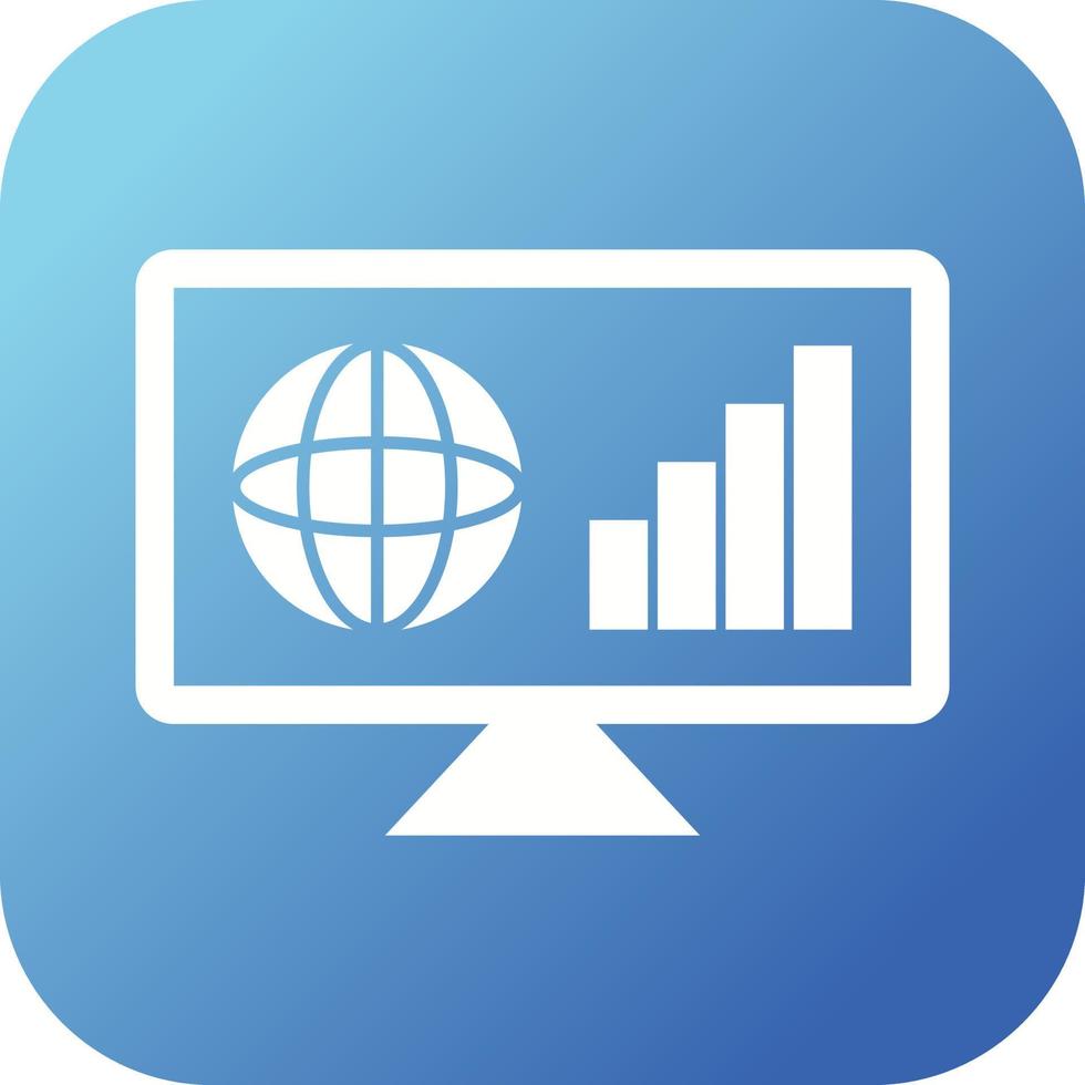Unique Business News Vector Glyph Icon