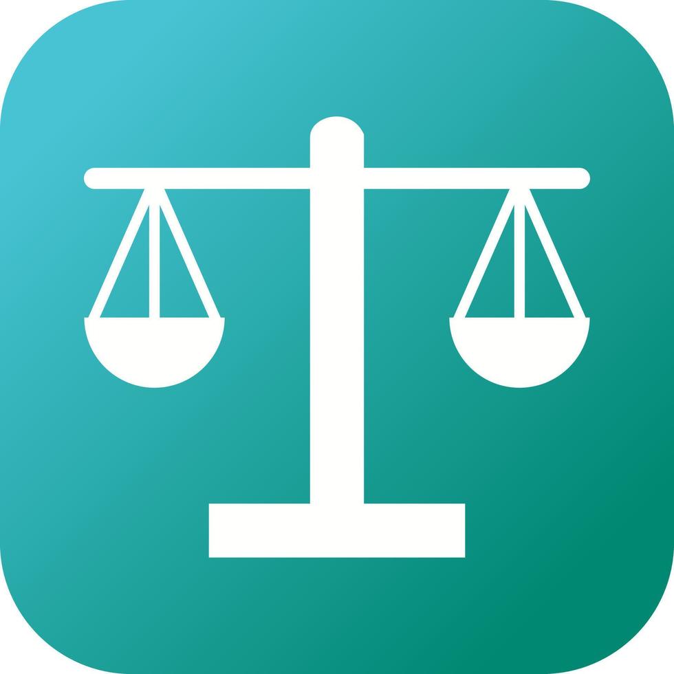 Unique Balance Vector Glyph Icon