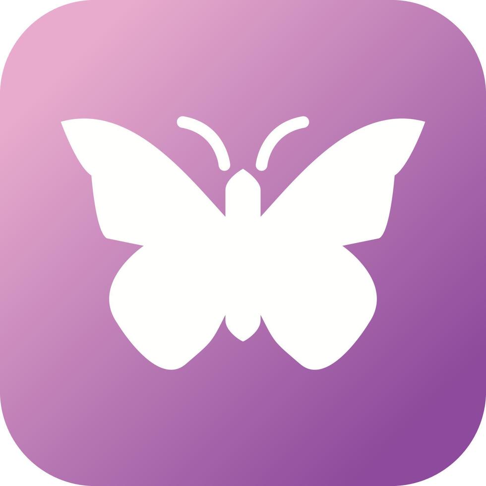 Unique Butterfly Vector Glyph Icon