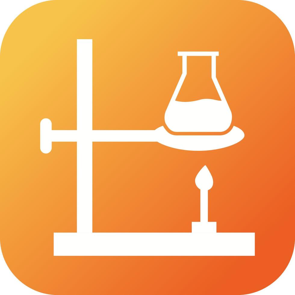Unique Experiment On Heat I Vector Glyph Icon