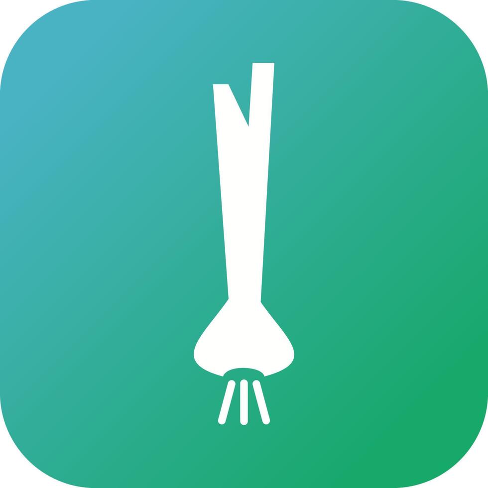 Unique Spring Onion Vector Glyph Icon