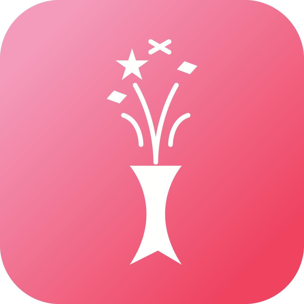 Unique Celebrations Vector Glyph Icon