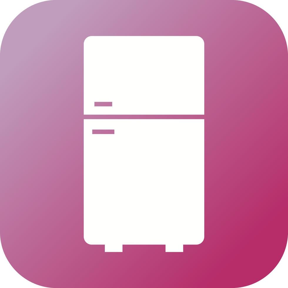 Unique Refrigerator Vector Glyph Icon