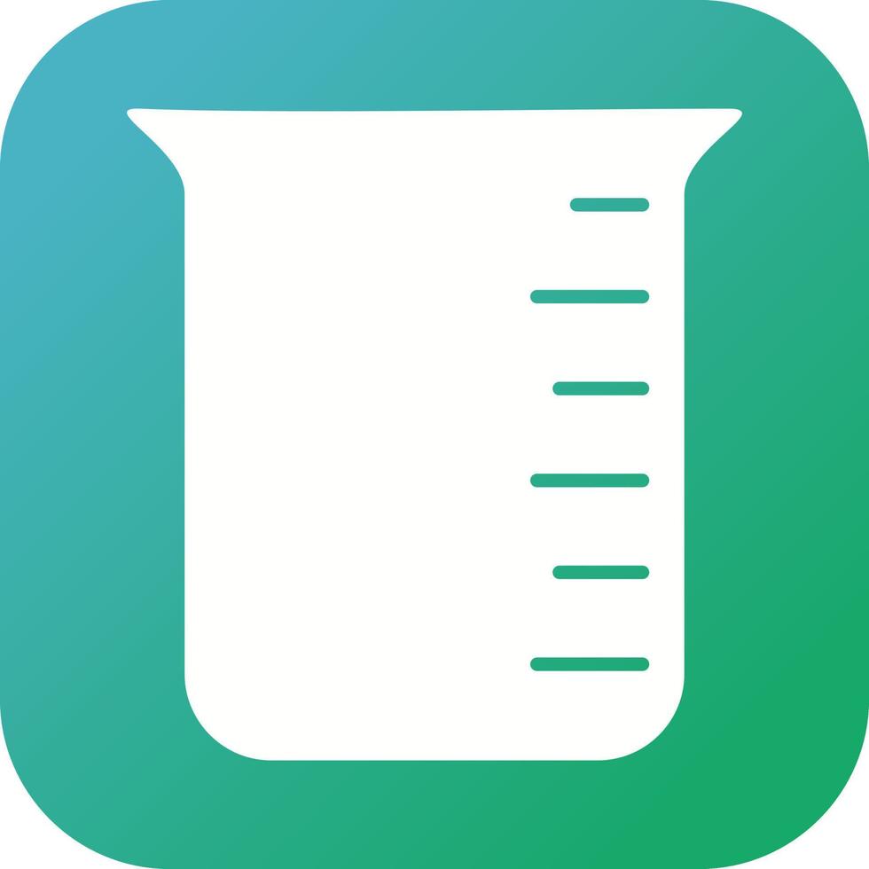 Unique Measure Chemical Vector Glyph Icon