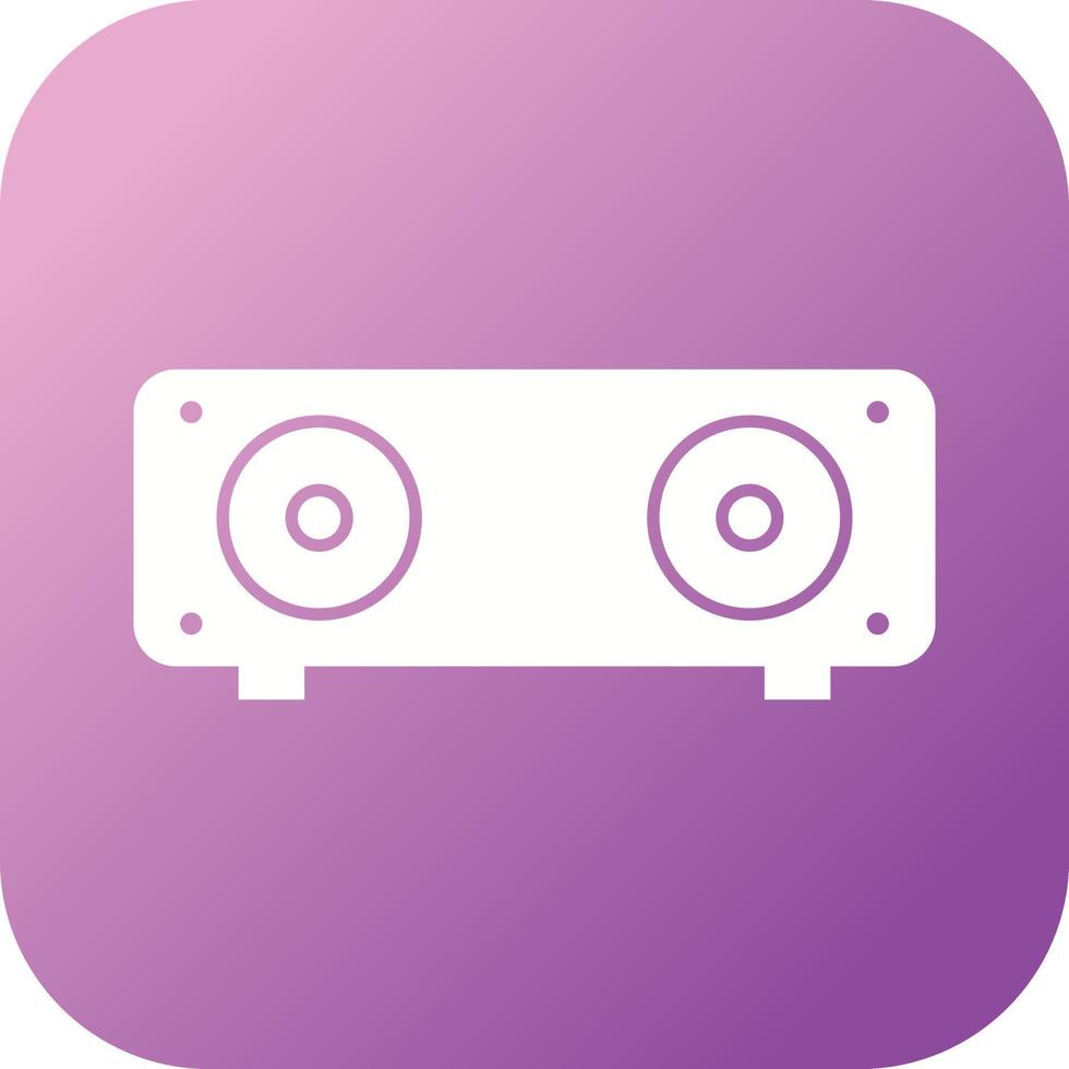 Unique Speakers Vector Glyph Icon