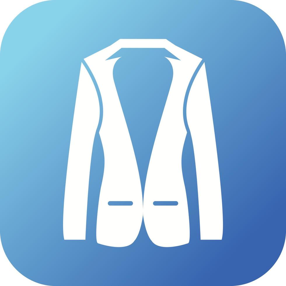 Unique Coat Vector Glyph Icon