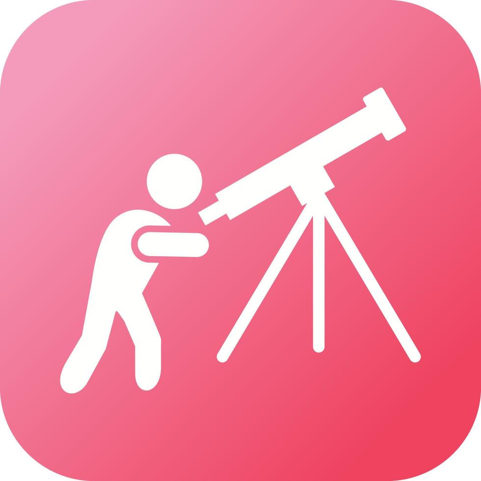 Unique Adjusting Telescope Vector Glyph Icon