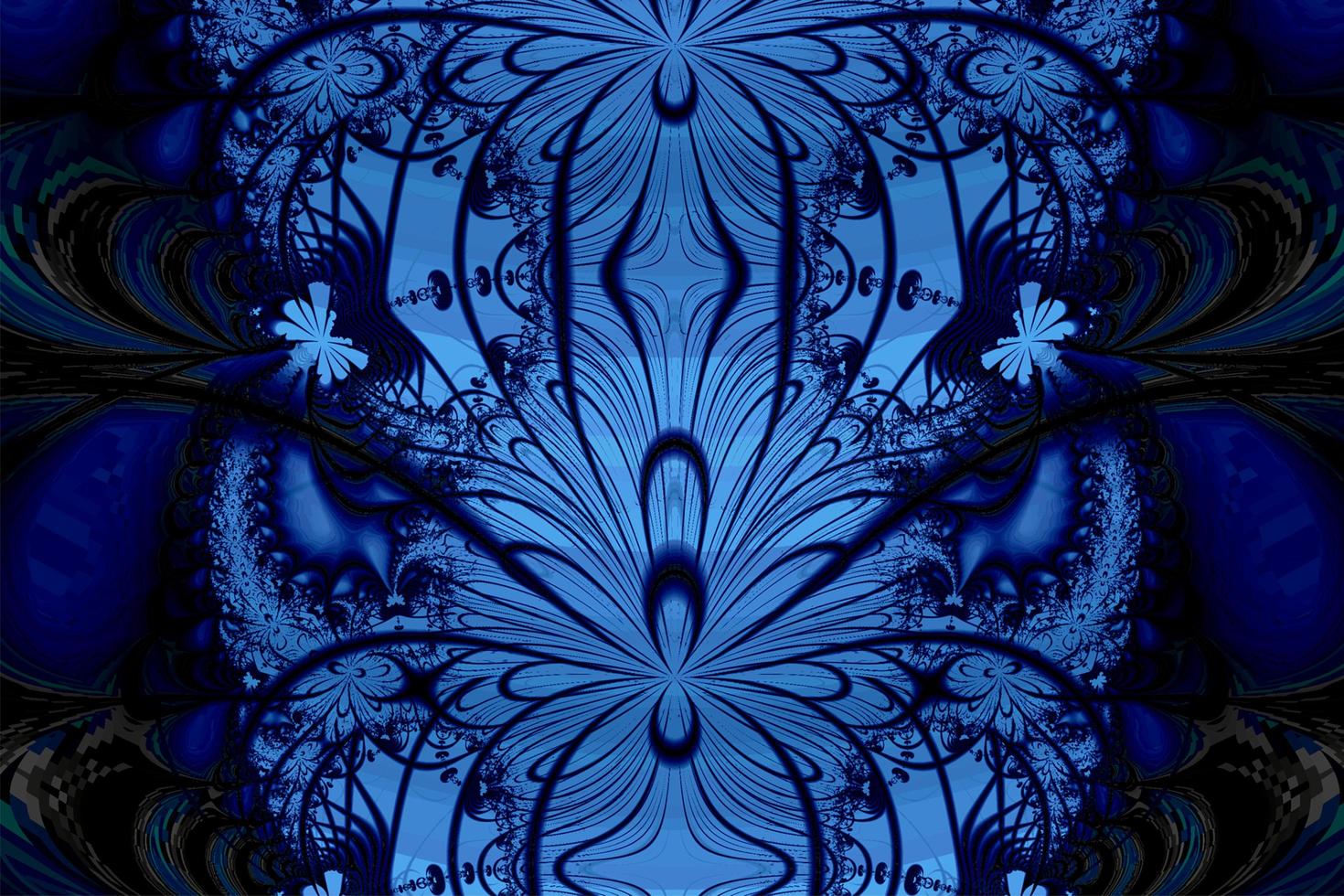 black and blue abstract line drawing, digital graphics, design 17144910