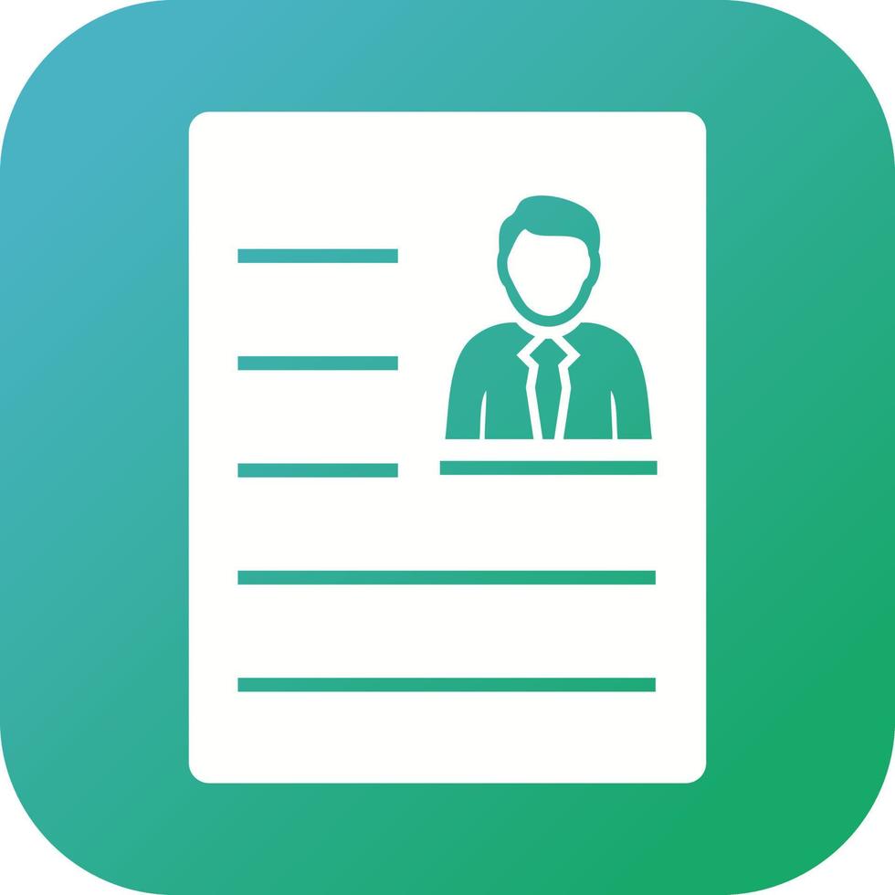 Beautiful Report Vector Glyph Icon