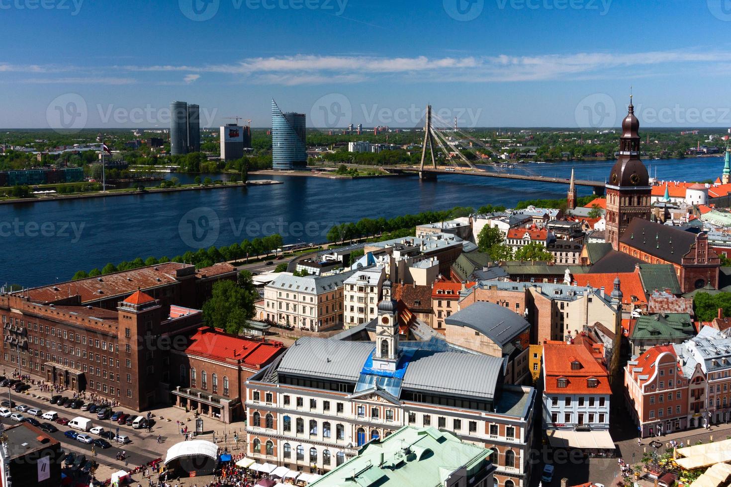 Riga from Above in the Summer photo