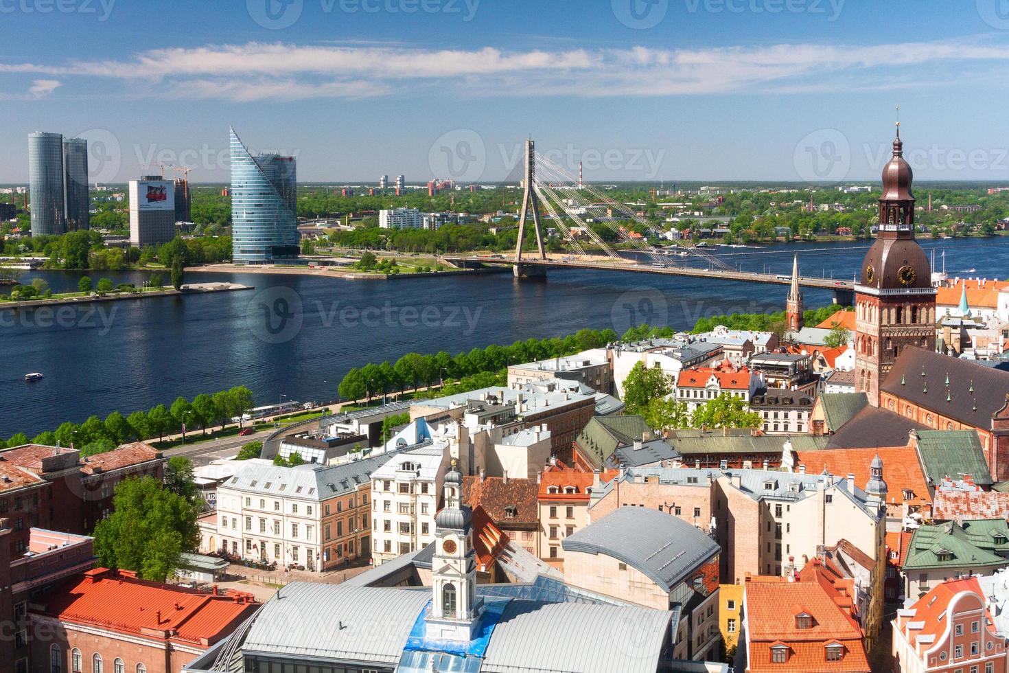 Riga from Above in the Summer photo