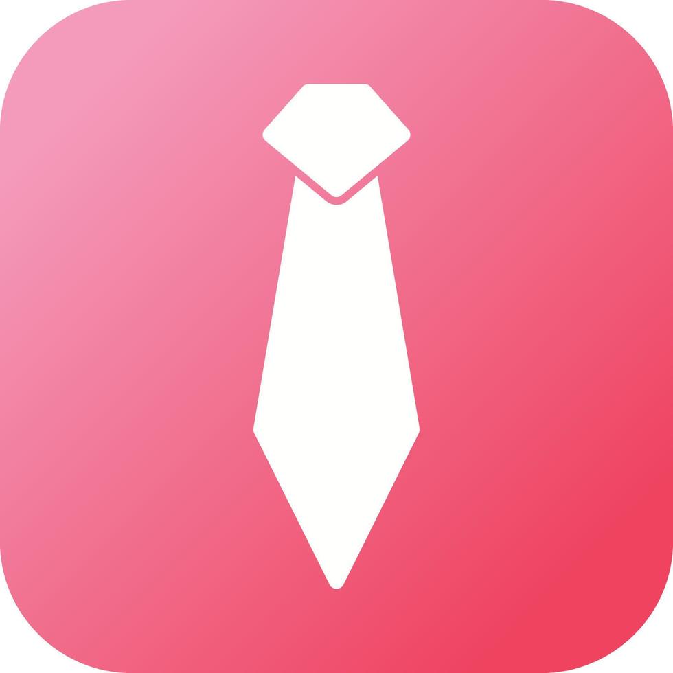 Beautiful Tie Vector Glyph icon