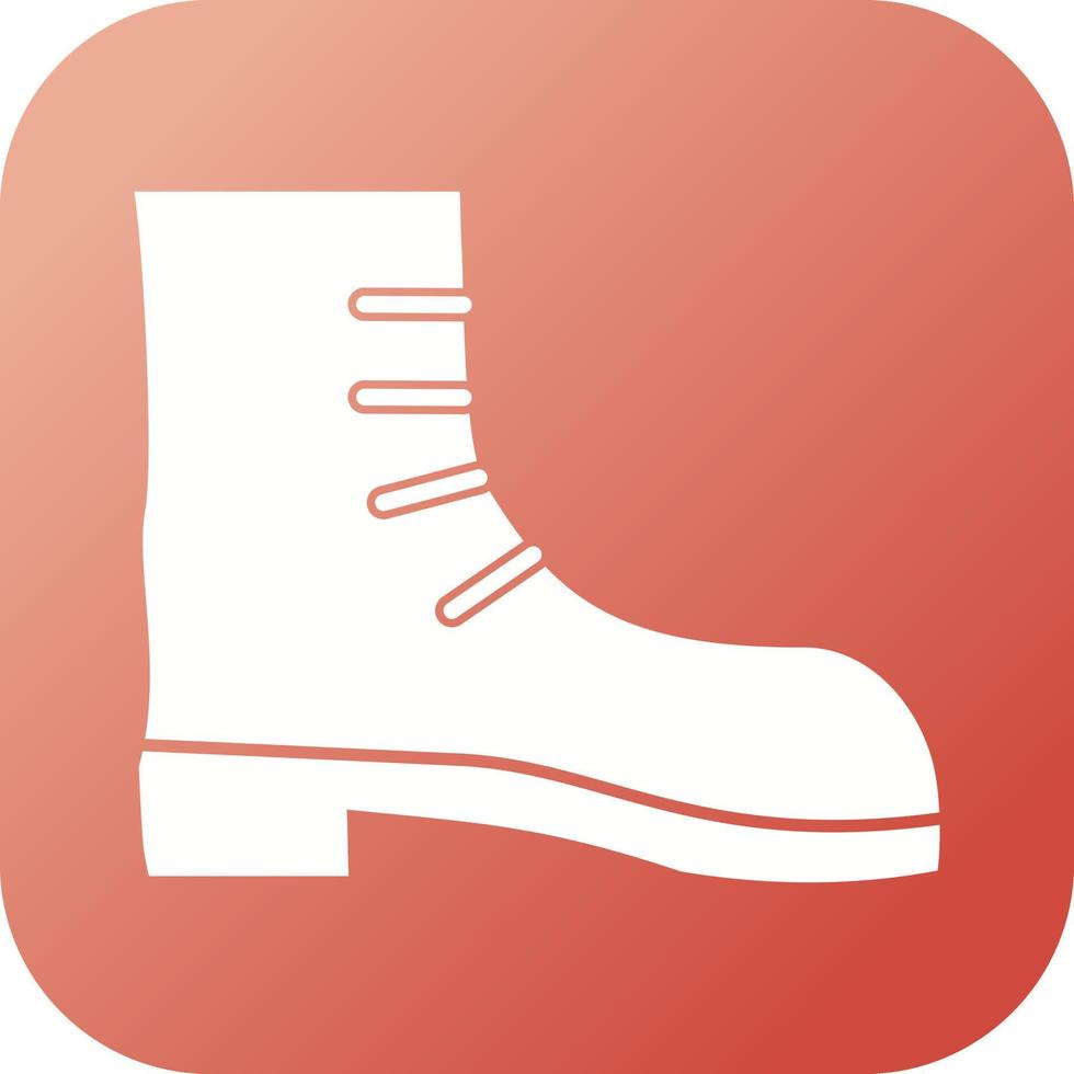 Beautiful Long boot Glyph Vector Icon