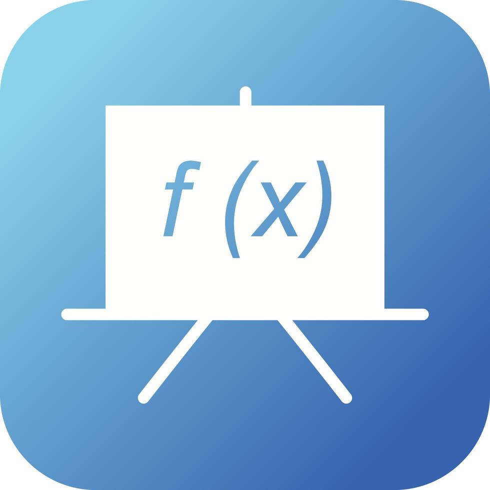 Beautiful Formula Vector Glyph icon