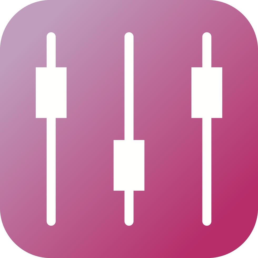 Beautiful Control Glyph Vector Icon