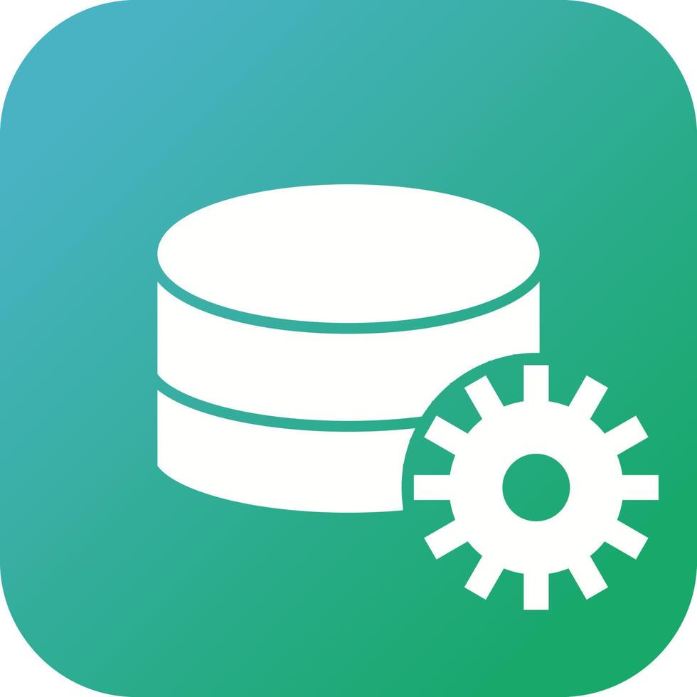 Beautiful Database management Vector Glyph icon