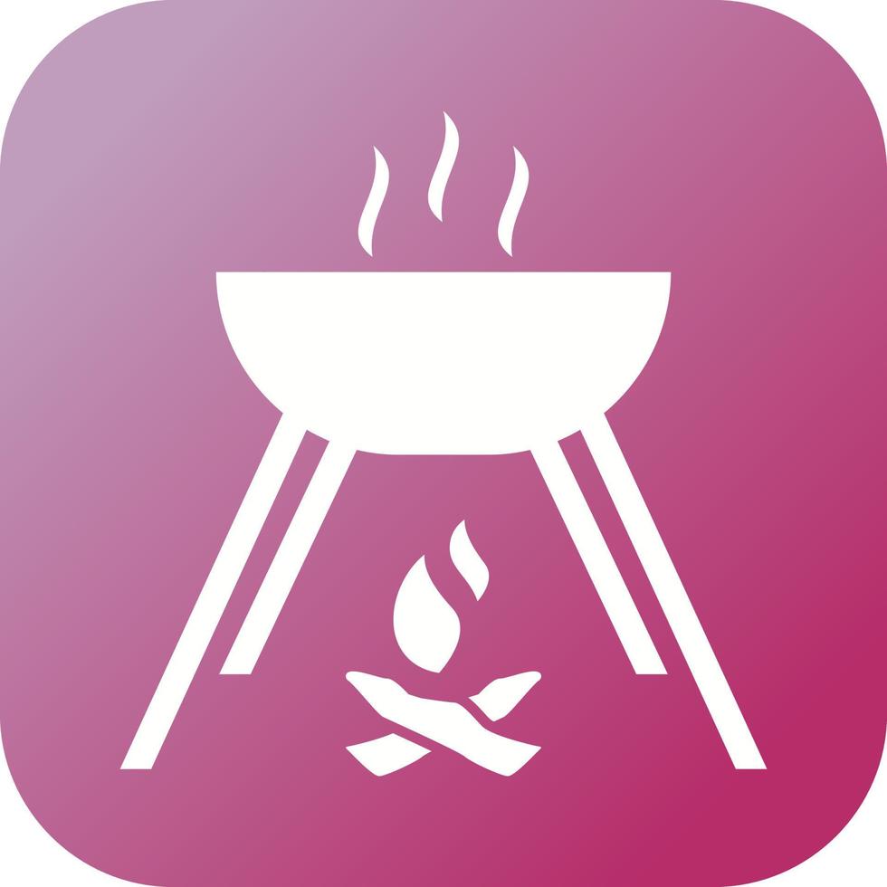 Beautiful Cooking Food Glyph Vector Icon