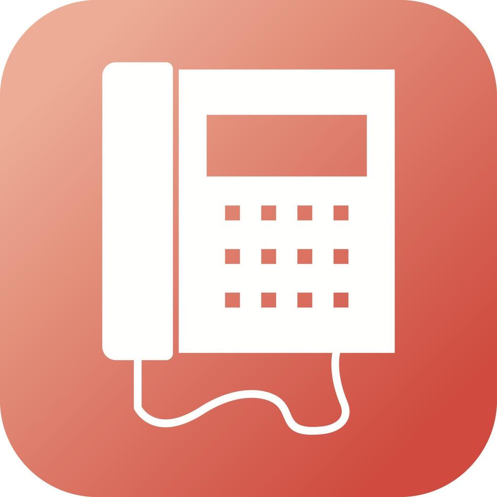 Beautiful Phone Glyph Vector Icon