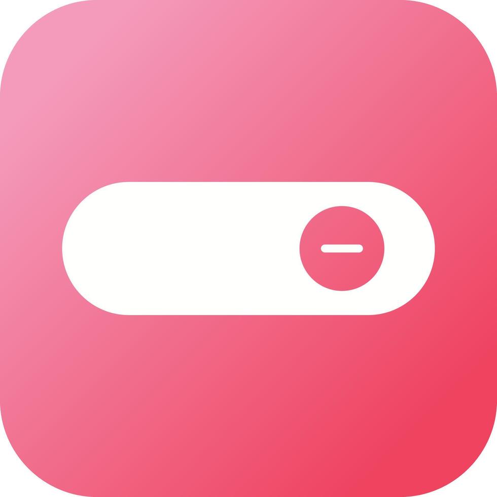 Beautiful Slide button Glyph Vector Icon