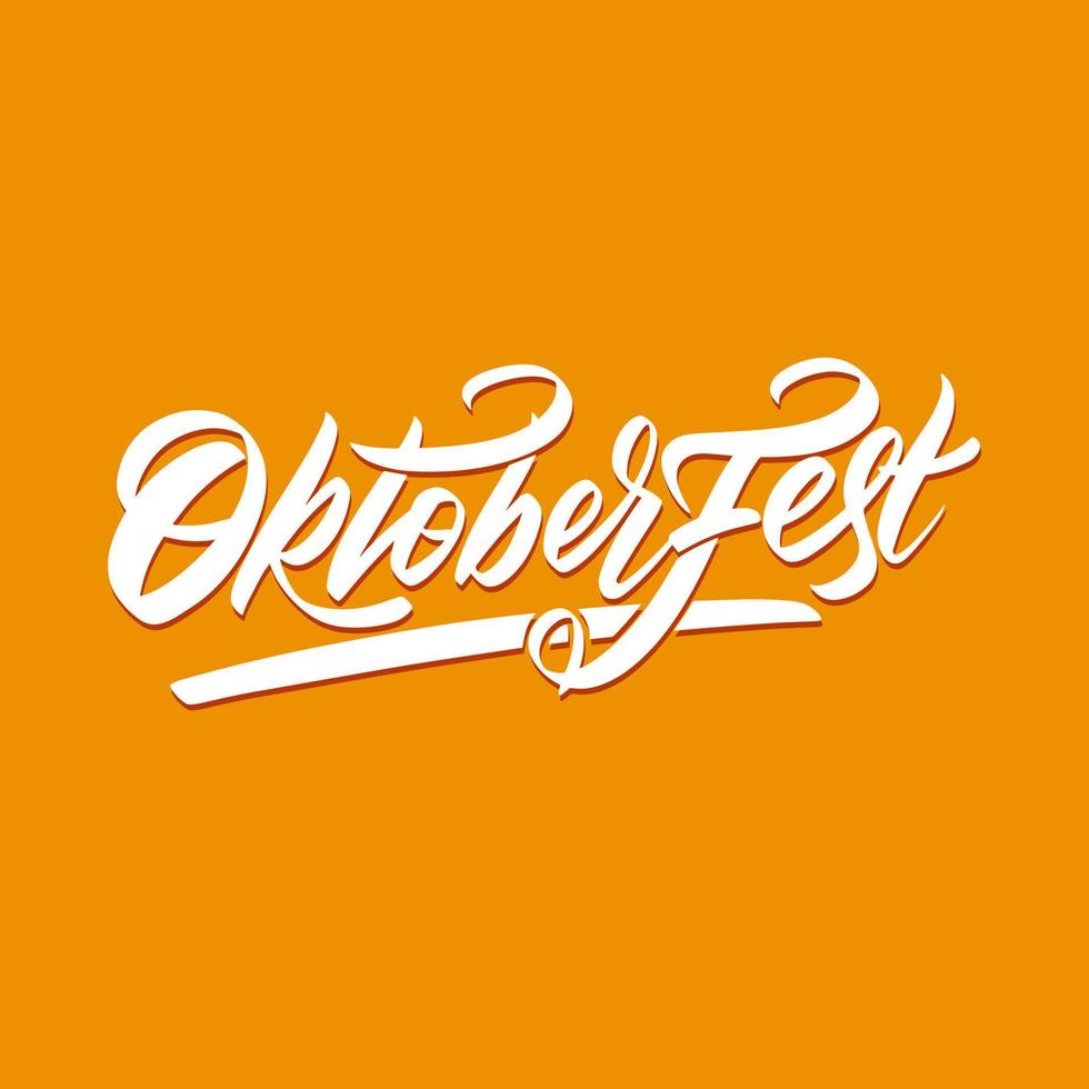 Logo October fest in vintage style.For decoration and design. Vector illustration.