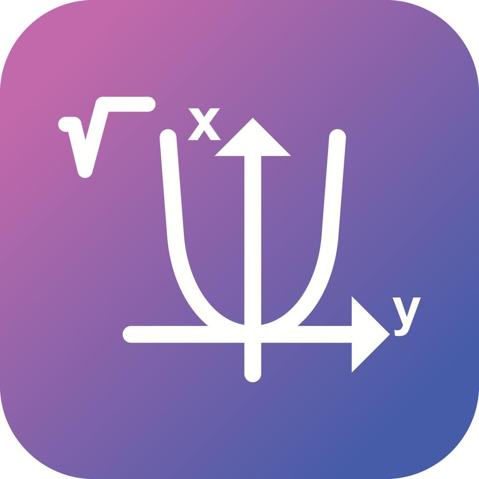 Beautiful algebra Glyph Vector Icon