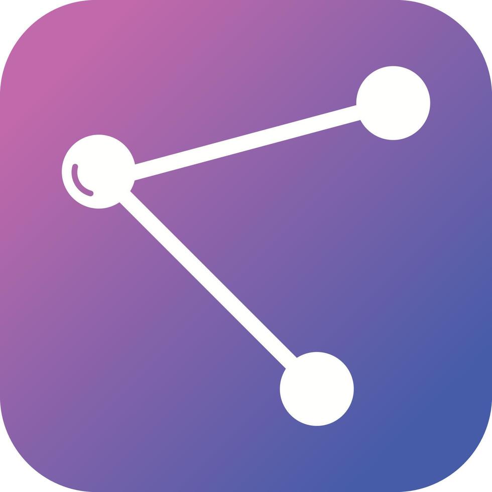 Beautiful Share Glyph Vector Icon