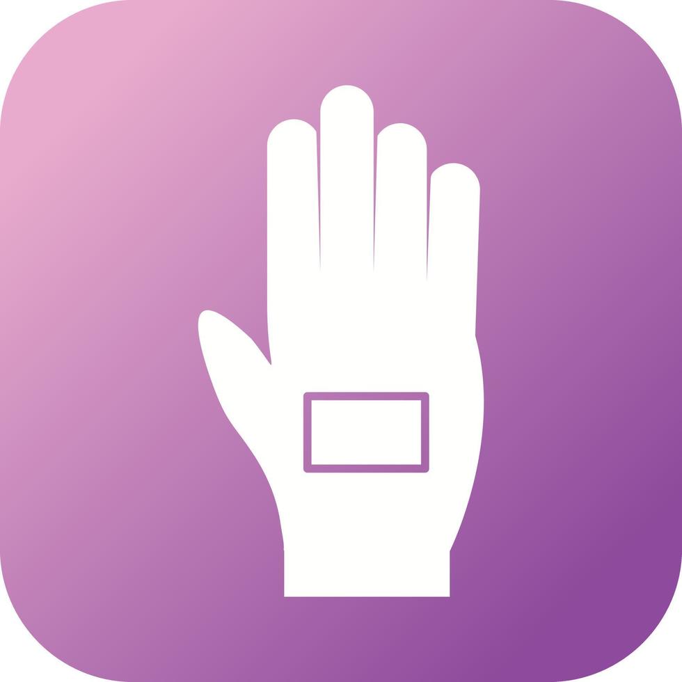 Beautiful Glove Glyph Vector Icon