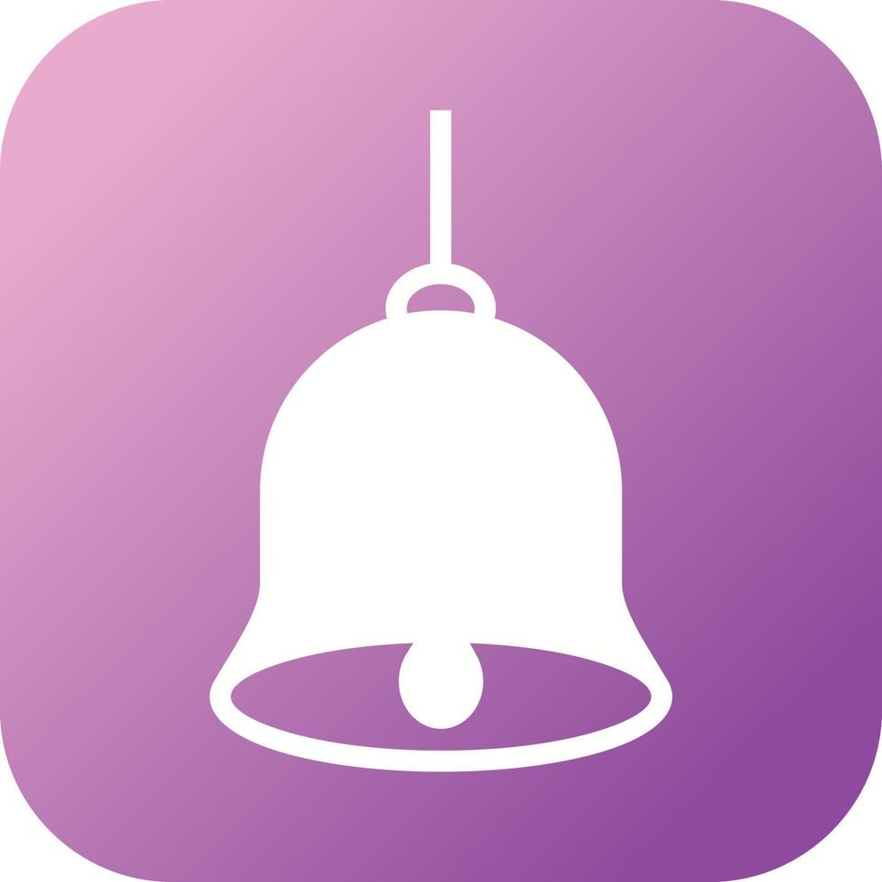 Beautiful Bell Glyph Vector Icon