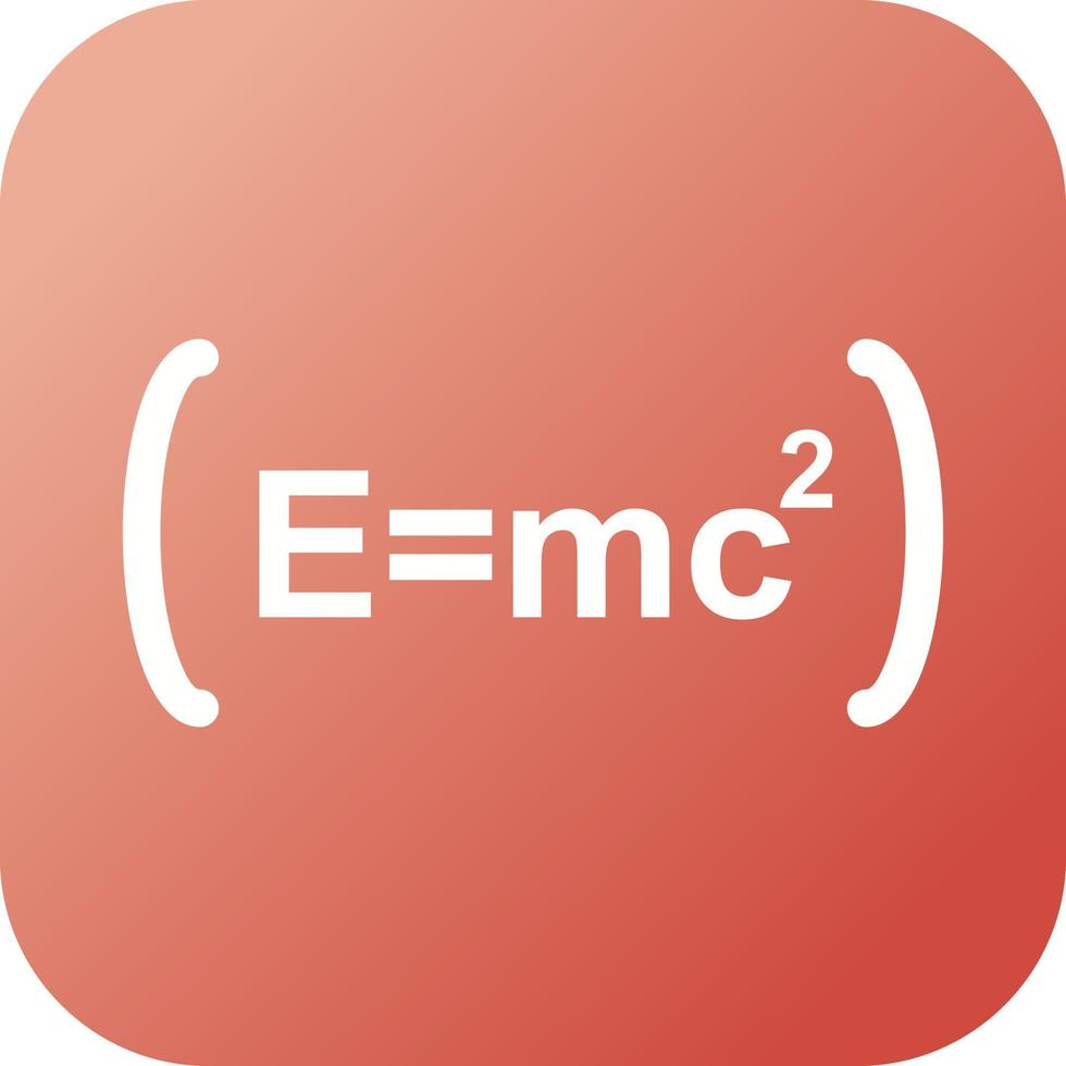 Beautiful Formula Glyph Vector Icon
