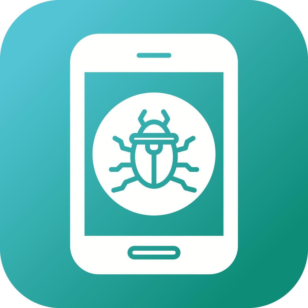 Mobile Virus Vector Icon