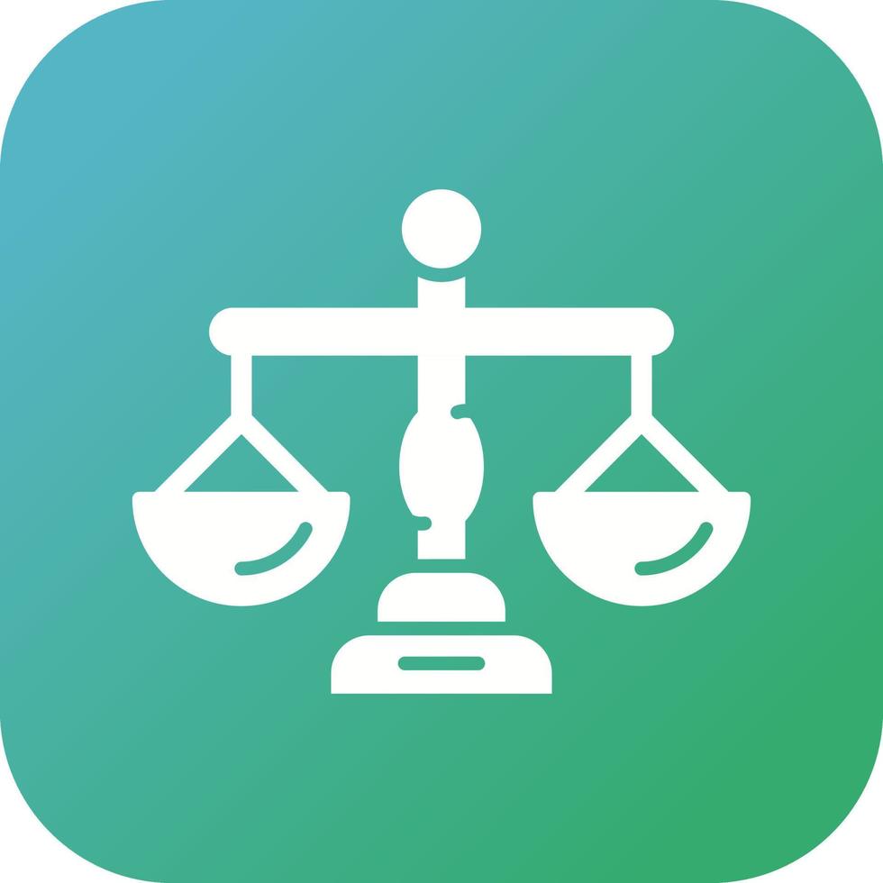 Justice Scale Vector Icon