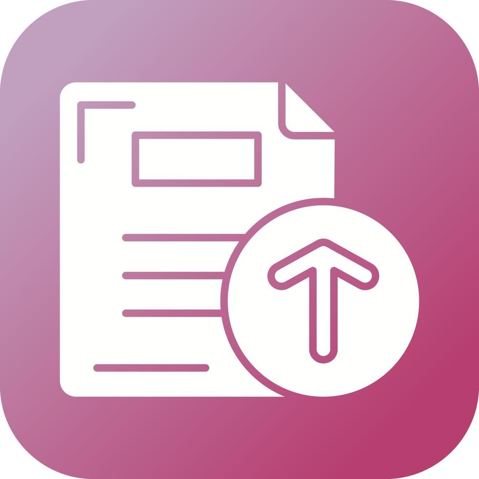 Files Upload Vector Icon