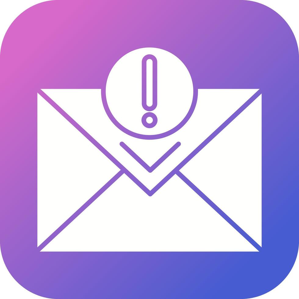 Urgent Mail Vector Icon