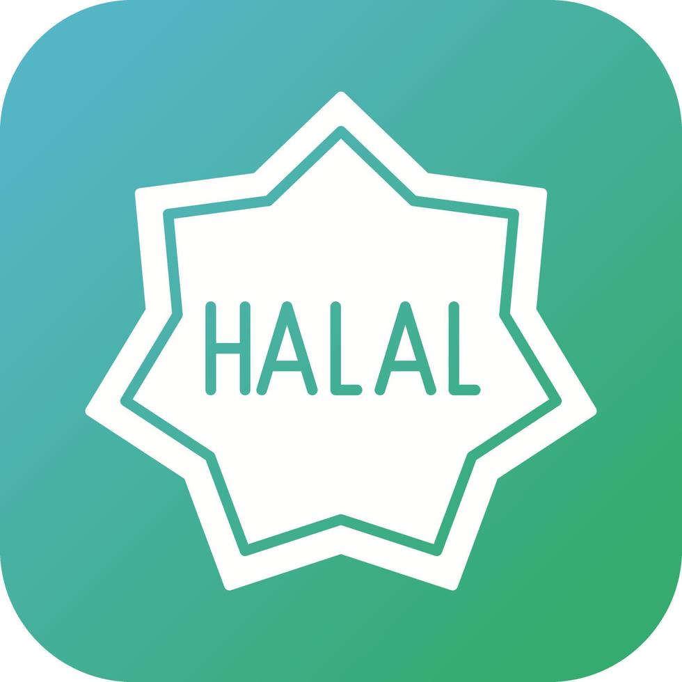 Halal Vector Icon