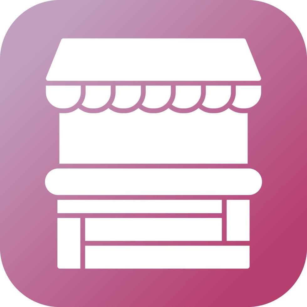 Food Stand Vector Icon