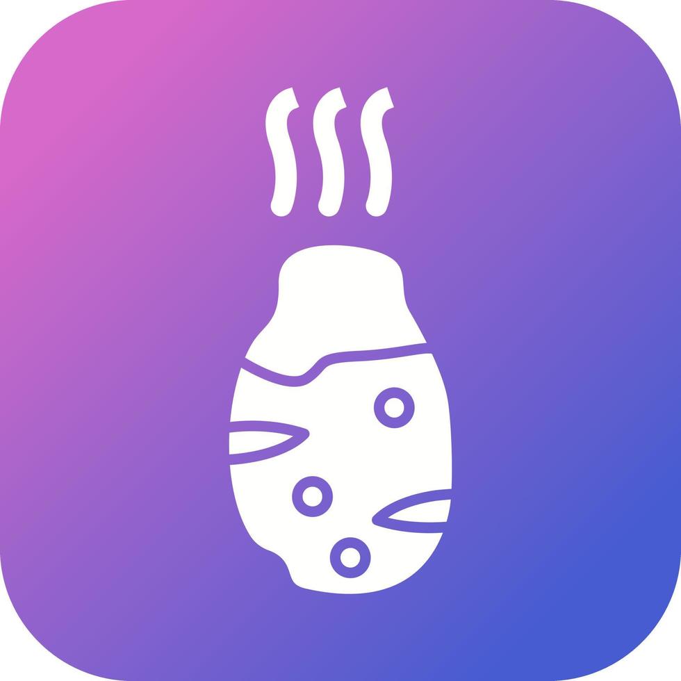 Roasted Potato Vector Icon