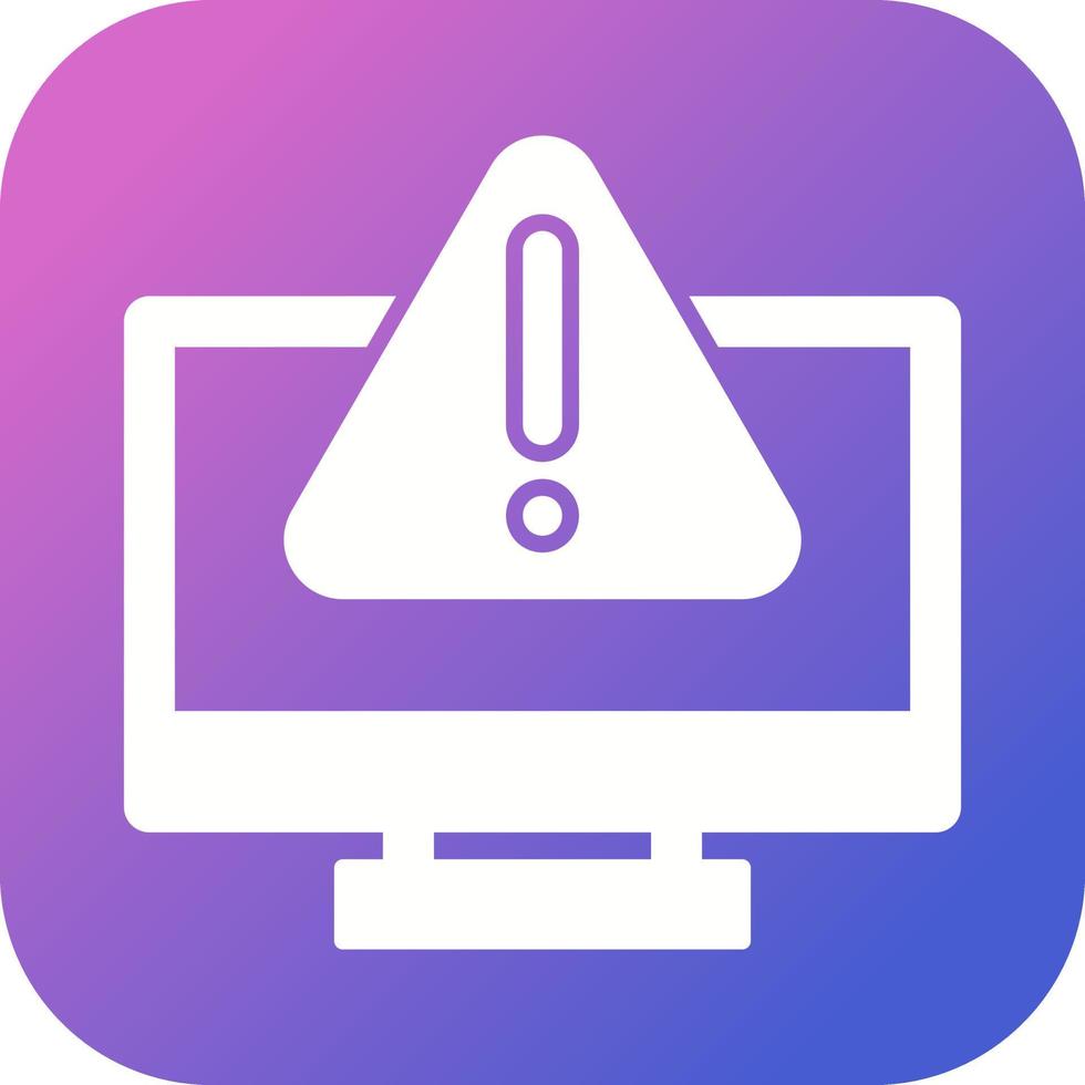 icono de vector de alerta