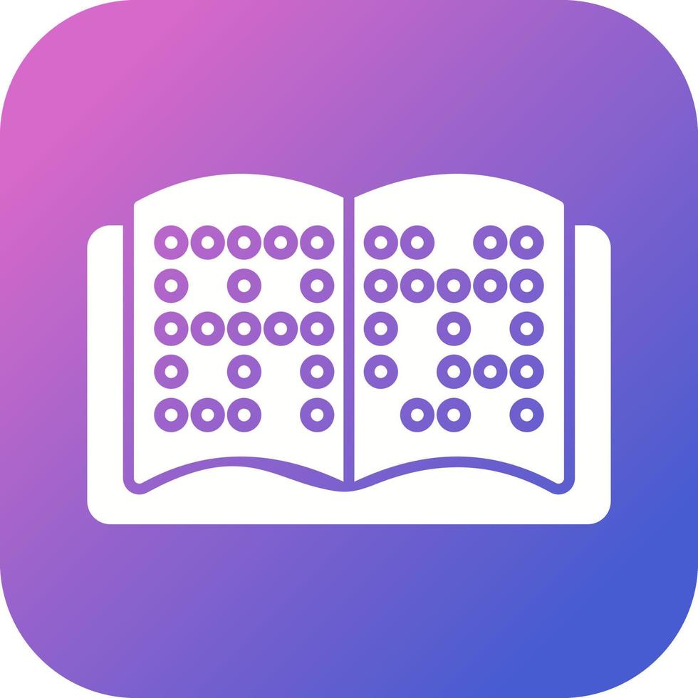 Braille Vector Icon