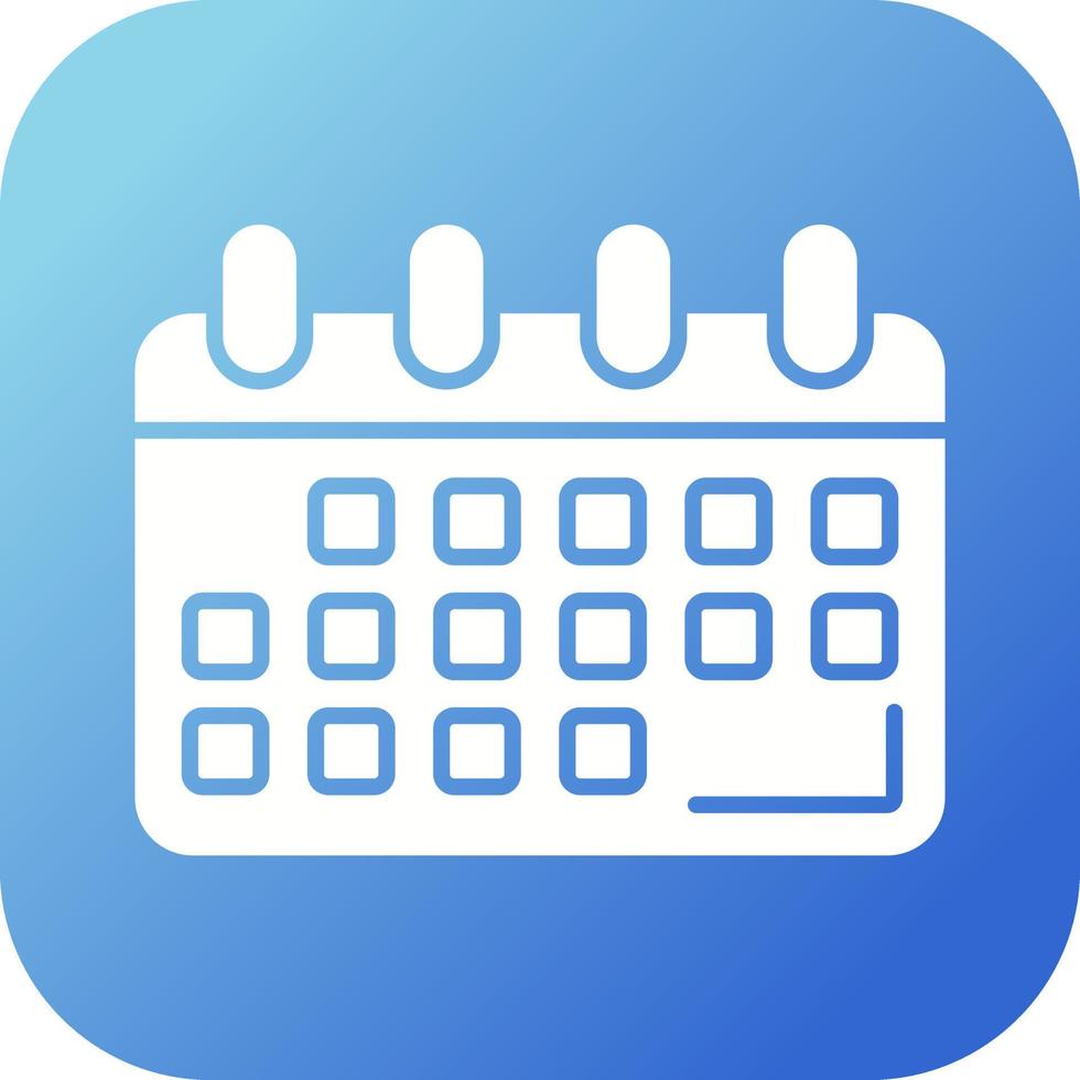 icono de vector de calendario