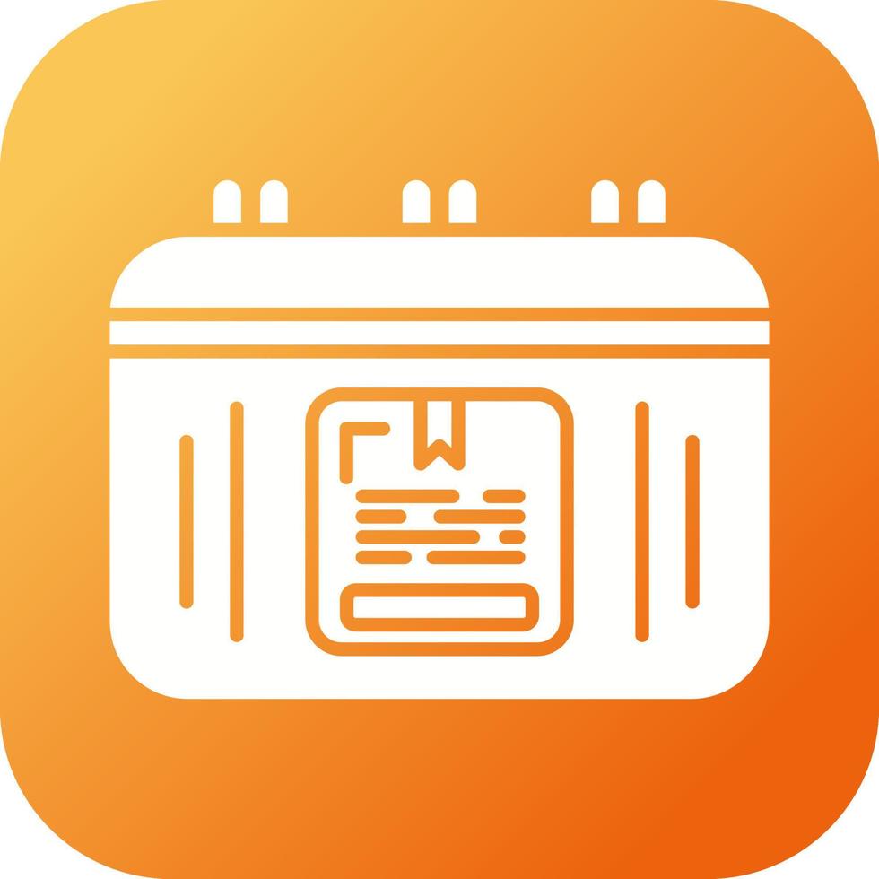 Event Logistics Vector Icon