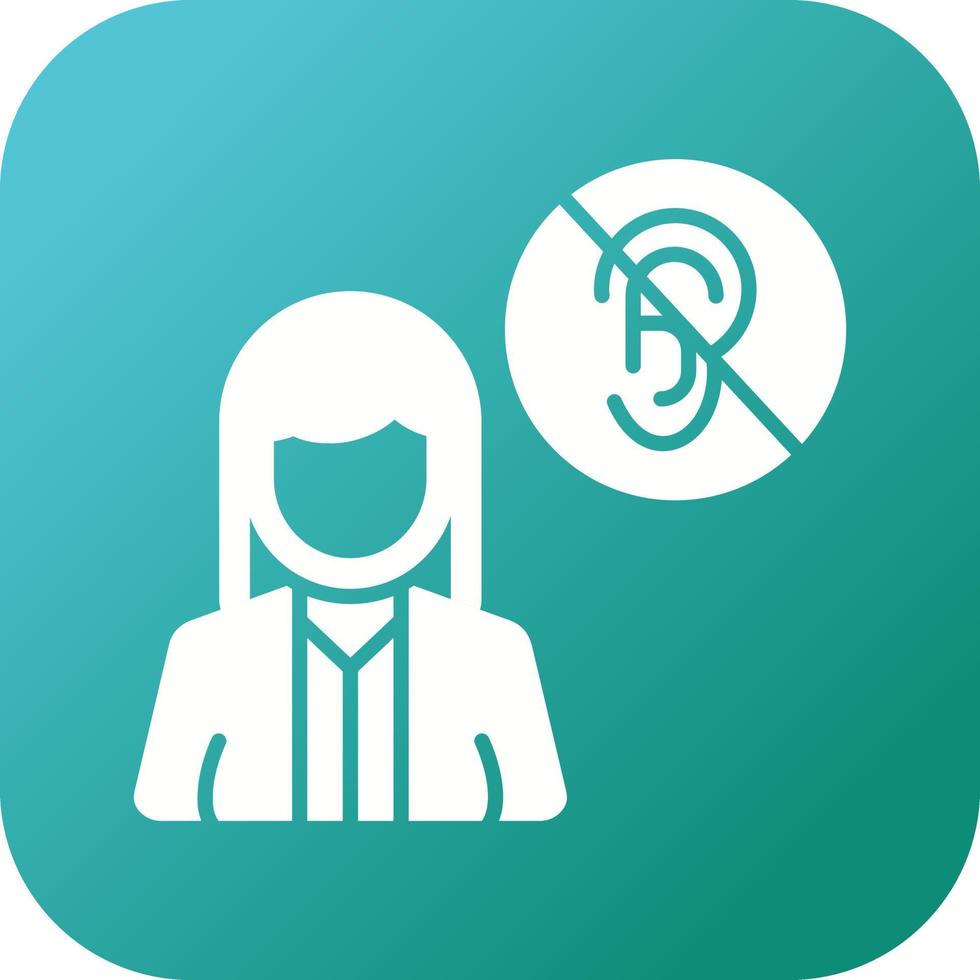 Deaf Vector Icon