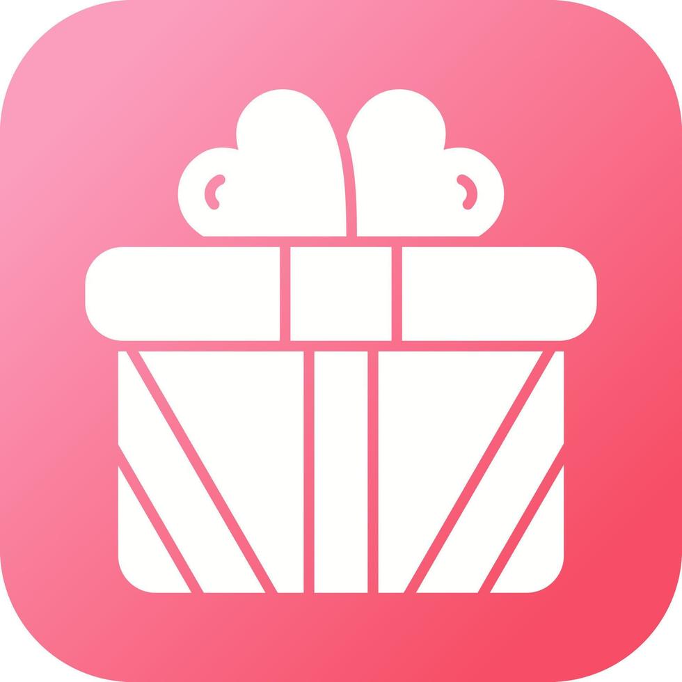 icono de vector de caja de regalo