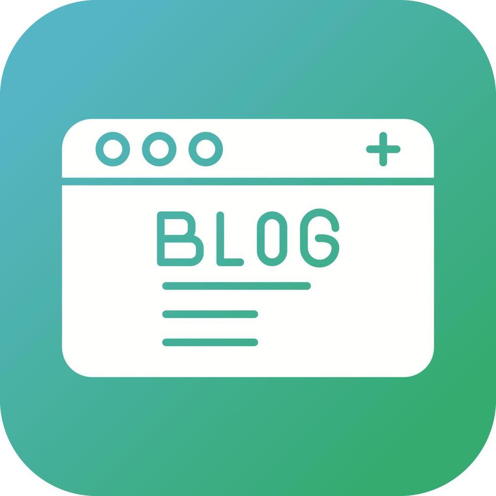 Blog Vector Icon