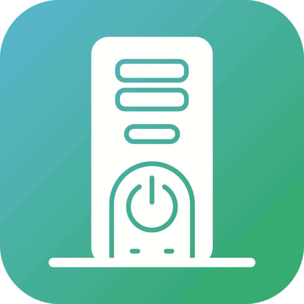 Cpu Tower Vector Icon