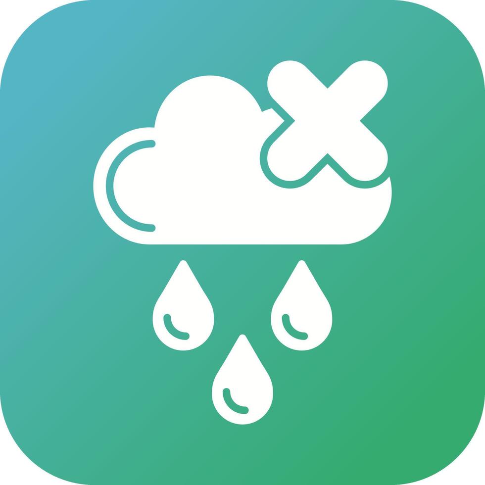 No Rain Vector Icon