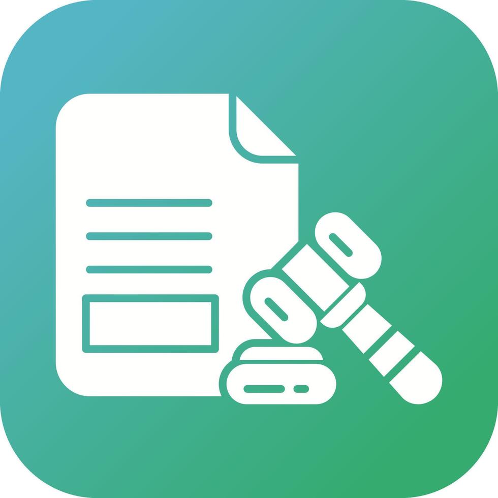 Legal Paper Vector Icon