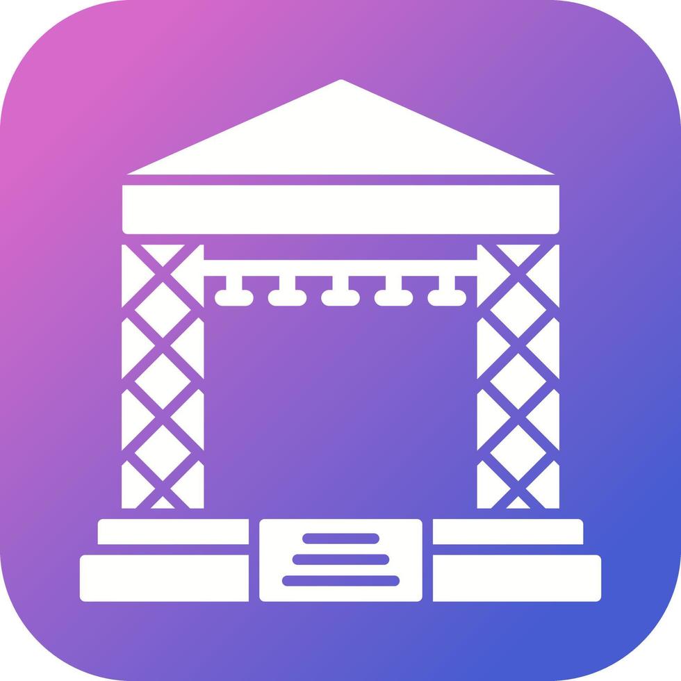 Stage Vector Icon