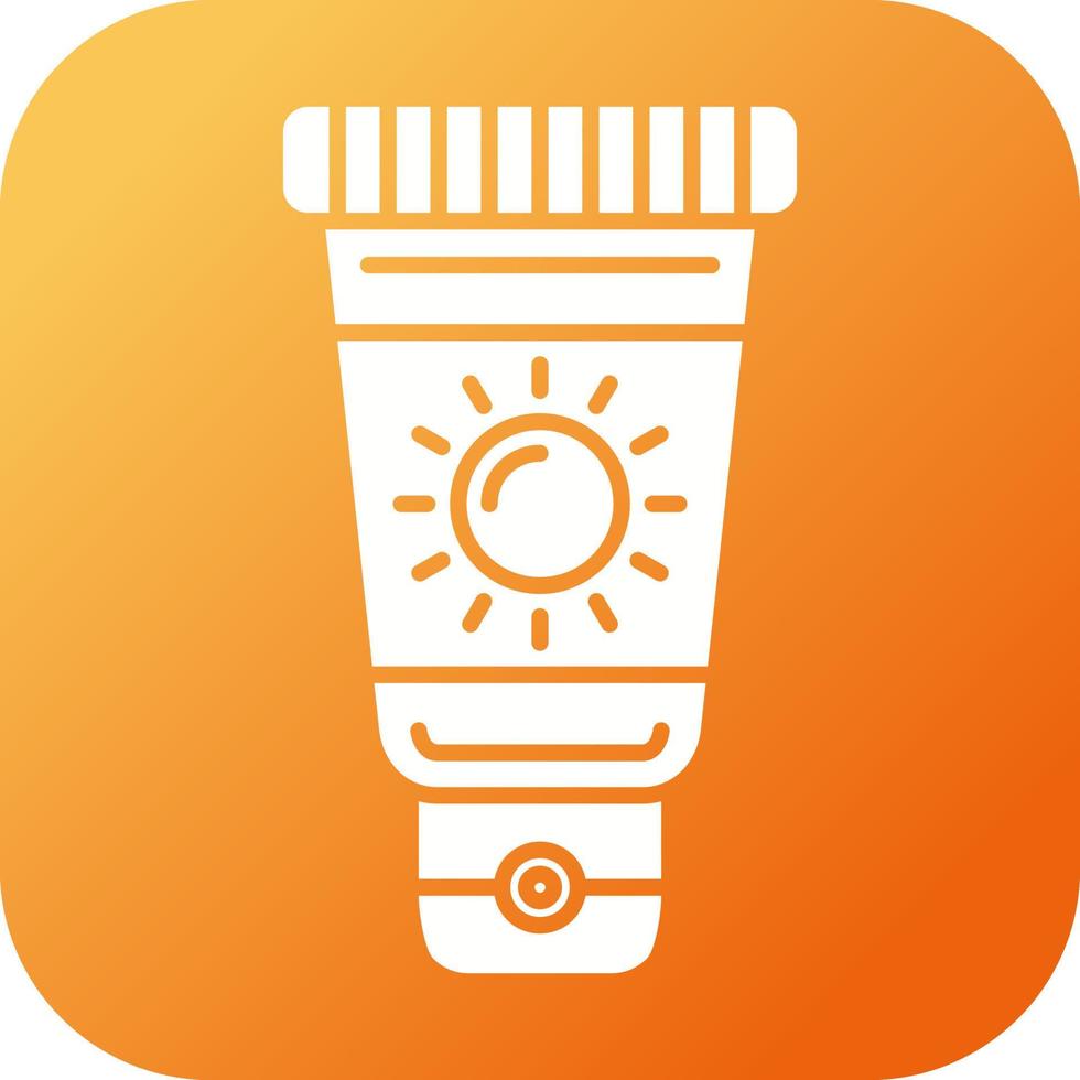 Sunscreen Vector Icon