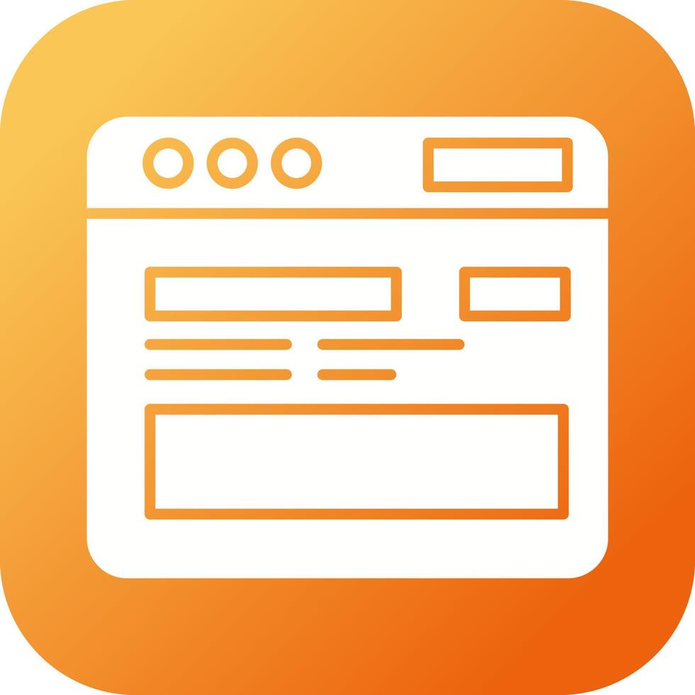 Website Vector Icon